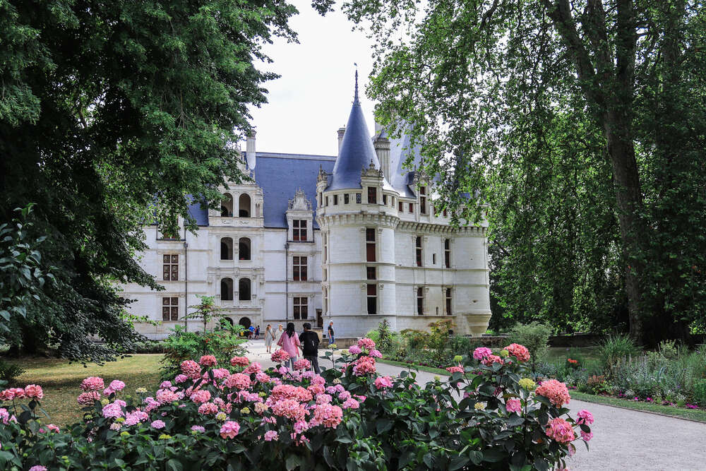 Photo of a French Chateau in Spring
