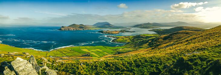 Ireland coastal scene