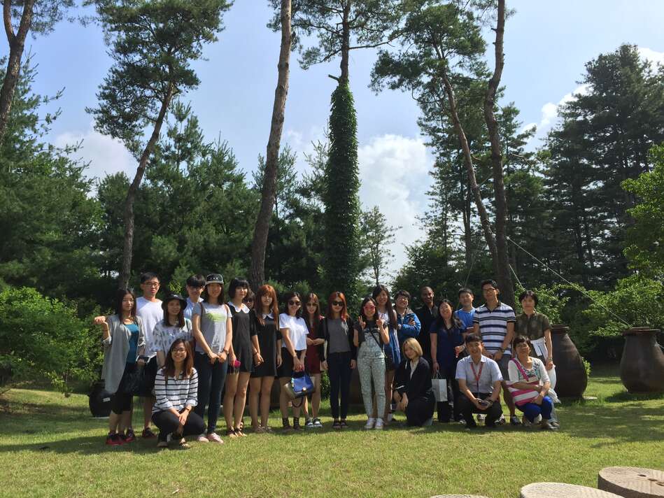 Group of students at a park