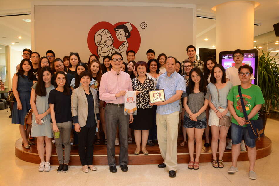 Group photo at the Long Term Care Centre in Tianjin