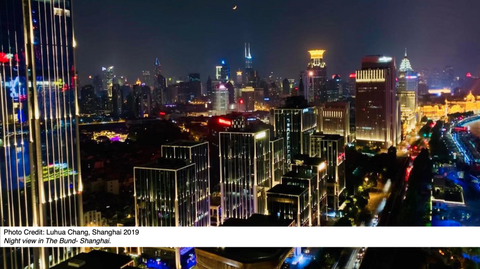 Night view in The Bund- Shanghai.