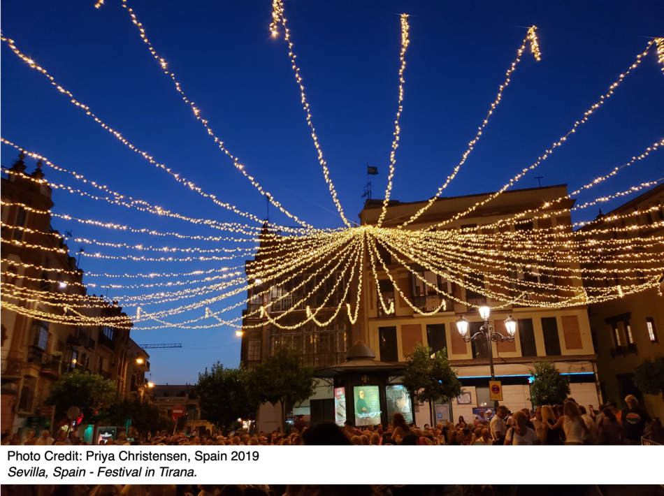 Sevilla, Spain - Festival in Tirana.