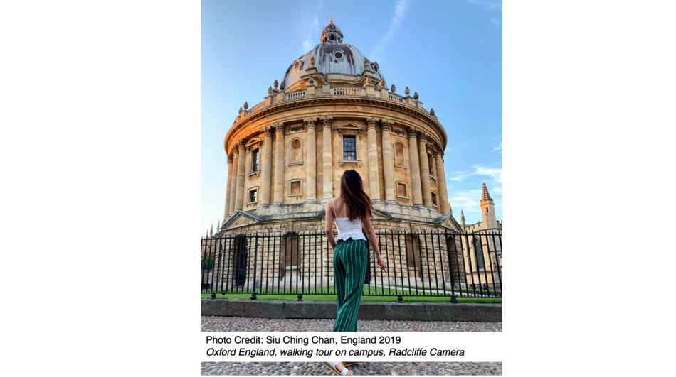 Oxford England, walking tour on campus, Radcliffe Camera
