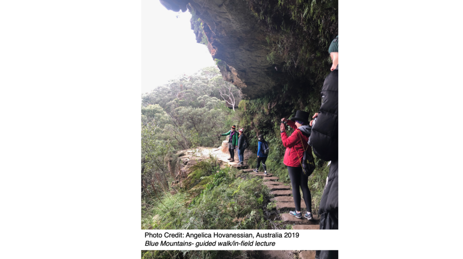 Blue Mountains- guided walk/in-field lecture