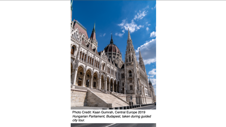 Hungarian Parliament, Budapest, taken during guided city tour.