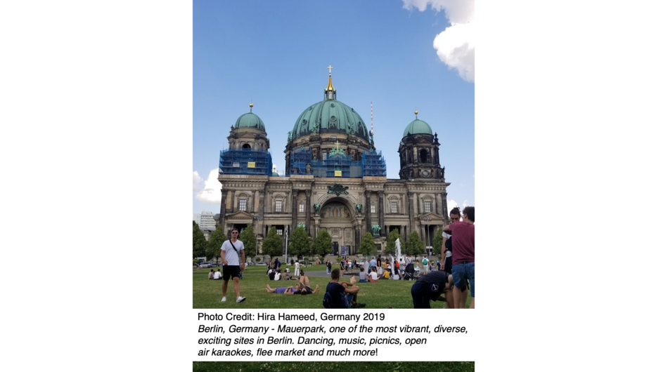 Berlin, Germany - Mauerpark, one of the most vibrant, diverse, exciting sites in Berlin. Dancing, music, picnics, open air karaokes, flee market and much more!